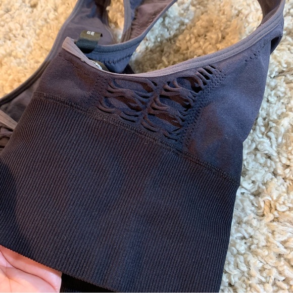 Victoria’s Secret Pink Sports Top Black Grey Ombré Size XSmall - Picture 4 of 6